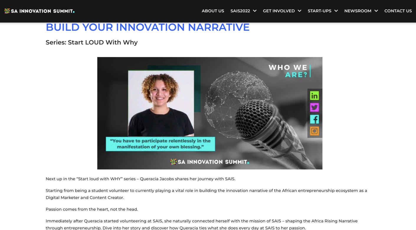 SAIS Vision: Start With Why Podcast Series